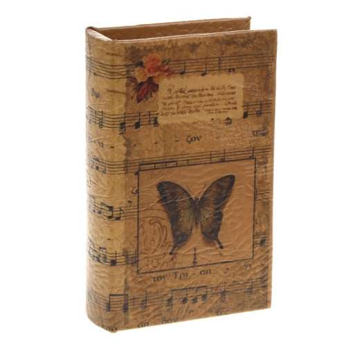 Шкатулка книга "Музыка" 21х13х5 см 521828